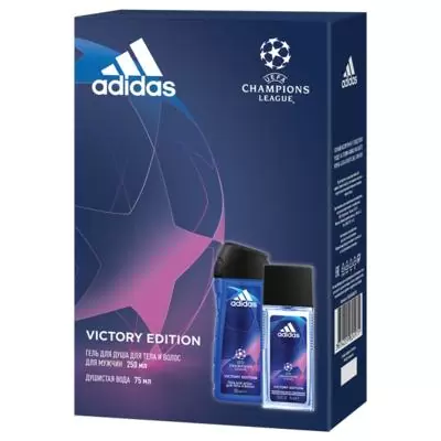 Adidas UEFA Victory Edition набор 300ml