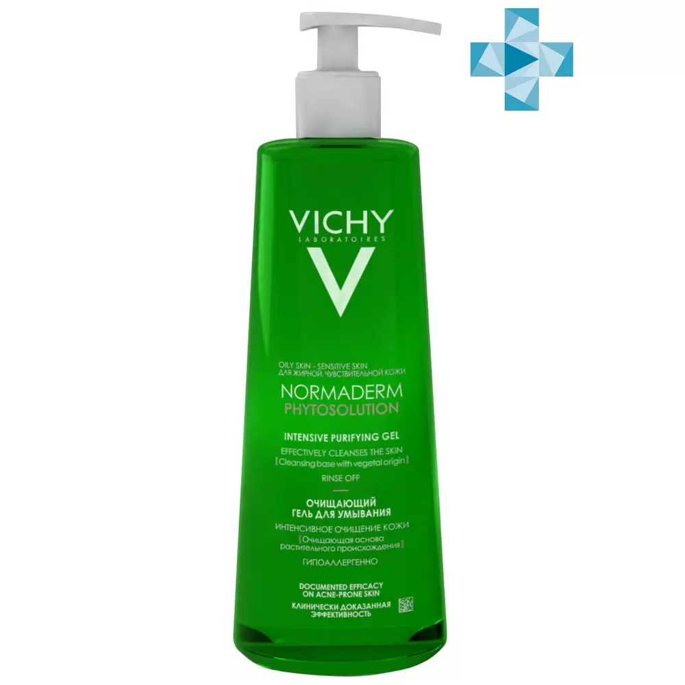 VICHY NORMADERM PHYTOSOLUTION Oчищающий гель для умывания 200 ml